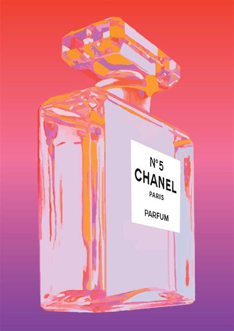 chanel no 5 poster pink|andy warhol poster chanel.